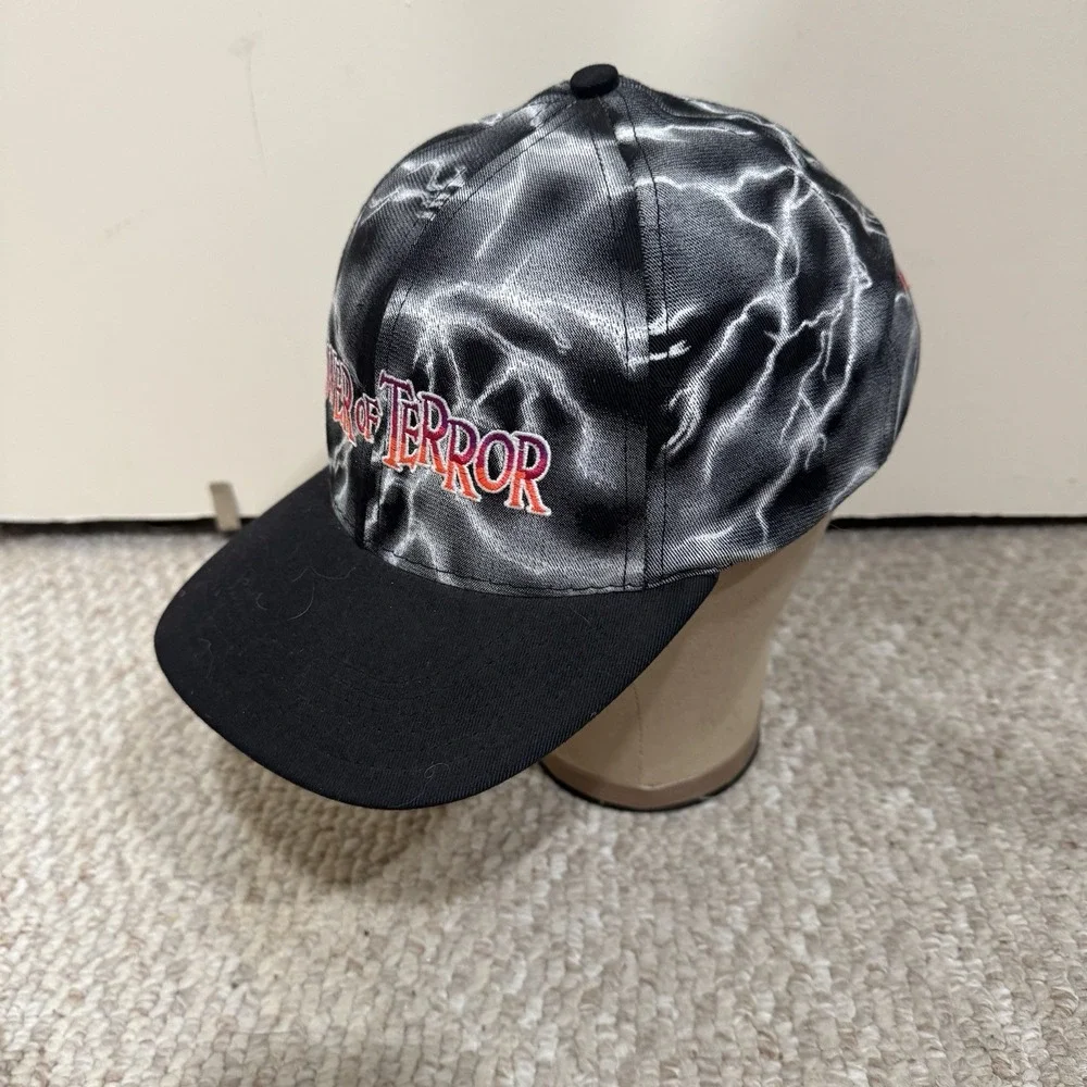 Vintage Disney Tower Of Terror SnapBack Hat 90s Amusement Park Ride Walt Disney